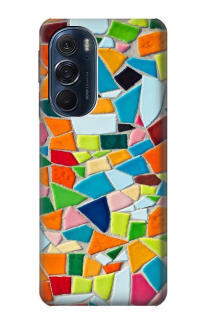 S3391 Abstract Art Mosaic Tiles Graphic Case Cover Custodia per Motorola Edge X30