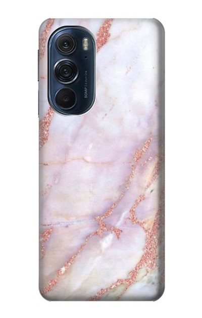 S3482 Soft Pink Marble Graphic Print Case Cover Custodia per Motorola Edge X30