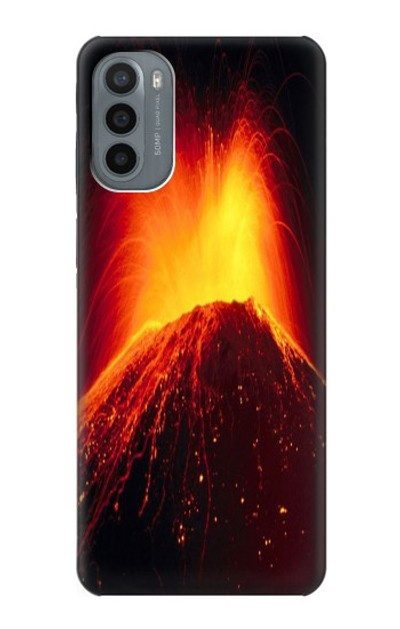 S0745 Volcano Lava Case Cover Custodia per Motorola Moto G31