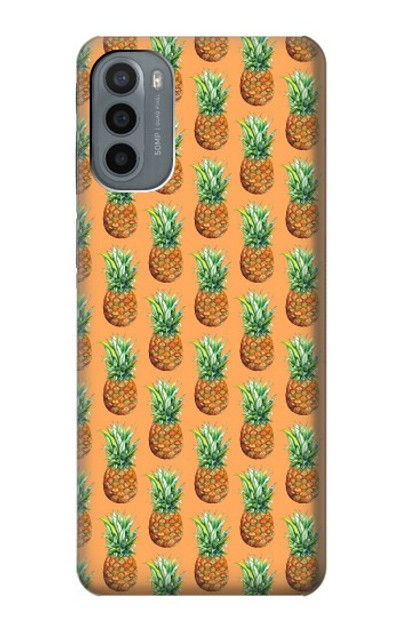 S3258 Pineapple Pattern Case Cover Custodia per Motorola Moto G31