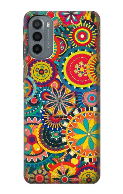 S3272 Colorful Pattern Case Cover Custodia per Motorola Moto G31