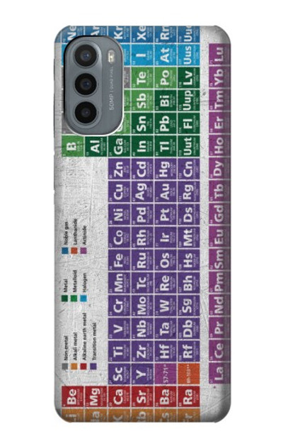 S3383 Periodic Table Case Cover Custodia per Motorola Moto G31