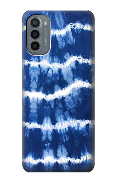 S3671 Blue Tie Dye Case Cover Custodia per Motorola Moto G31