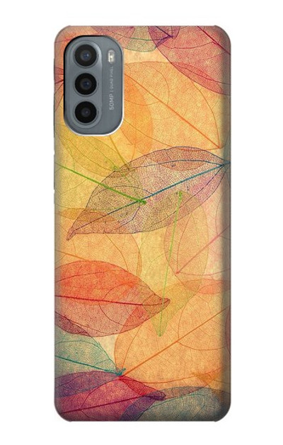 S3686 Fall Season Leaf Autumn Case Cover Custodia per Motorola Moto G31