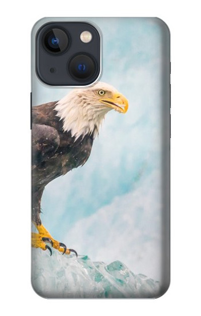 S3843 Bald Eagle On Ice Case Cover Custodia per iPhone 13
