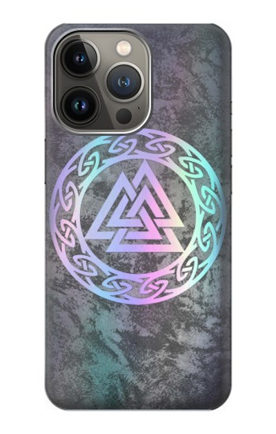 S3833 Valknut Odin Wotans Knot Hrungnir Heart Case Cover Custodia per iPhone 13 Pro Max