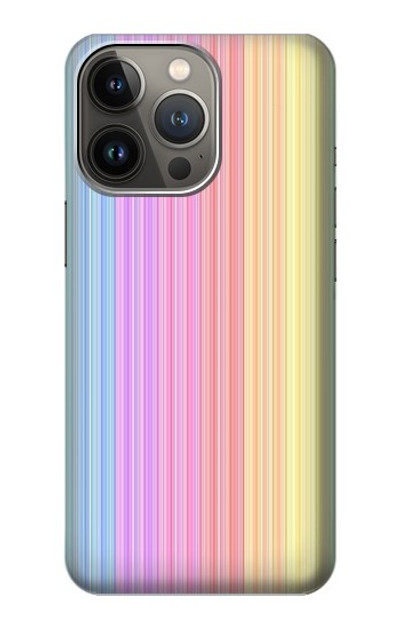 S3849 Colorful Vertical Colors Case Cover Custodia per iPhone 13 Pro Max