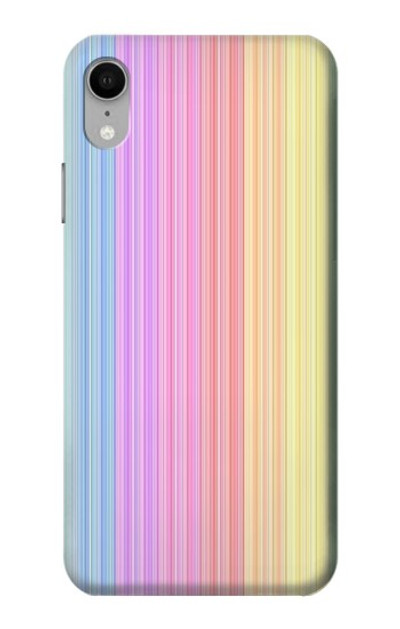 S3849 Colorful Vertical Colors Case Cover Custodia per iPhone XR
