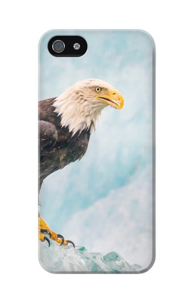 S3843 Bald Eagle On Ice Case Cover Custodia per iPhone 5 5S SE