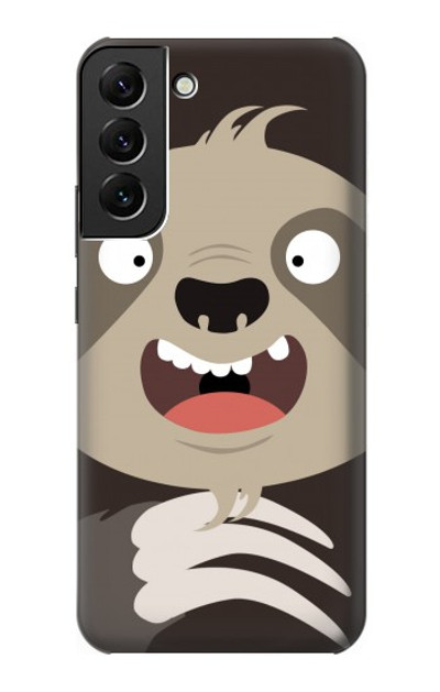 S3855 Sloth Face Cartoon Case Cover Custodia per Samsung Galaxy S22 Plus