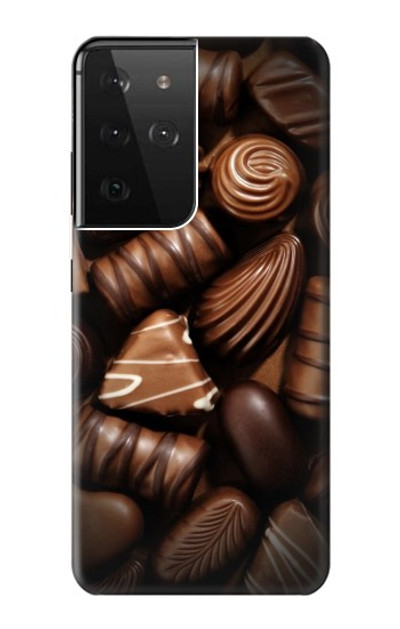 S3840 Dark Chocolate Milk Chocolate Lovers Case Cover Custodia per Samsung Galaxy S21 Ultra 5G