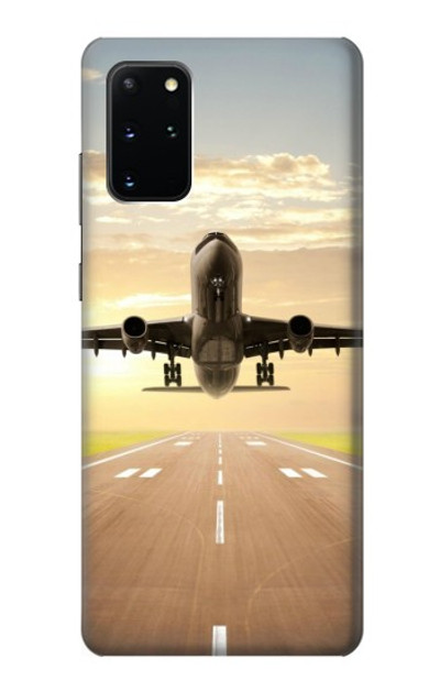 S3837 Airplane Take off Sunrise Case Cover Custodia per Samsung Galaxy S20 Plus, Galaxy S20+