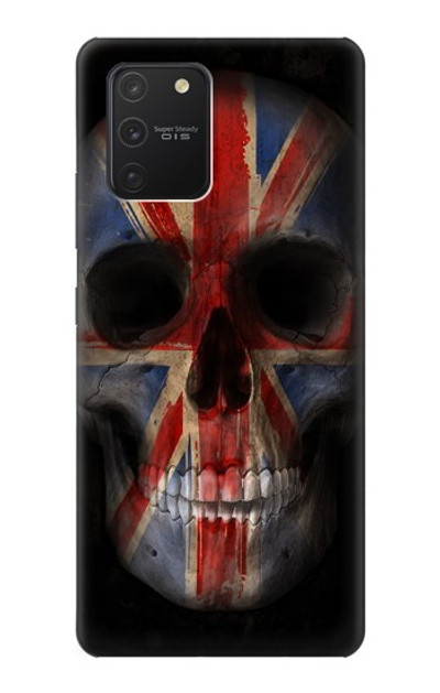 S3848 United Kingdom Flag Skull Case Cover Custodia per Samsung Galaxy S10 Lite