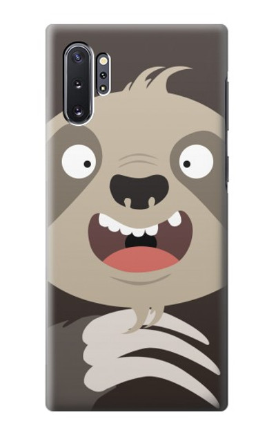 S3855 Sloth Face Cartoon Case Cover Custodia per Samsung Galaxy Note 10 Plus