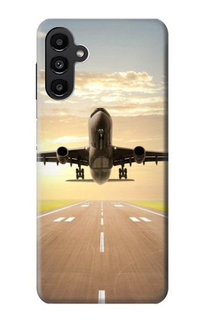 S3837 Airplane Take off Sunrise Case Cover Custodia per Samsung Galaxy A13 5G
