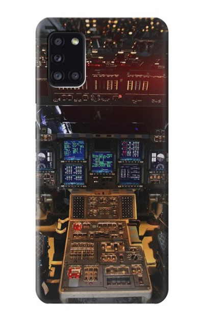 S3836 Airplane Cockpit Case Cover Custodia per Samsung Galaxy A31