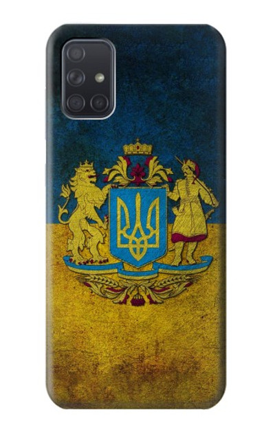 S3858 Ukraine Vintage Flag Case Cover Custodia per Samsung Galaxy A71 5G