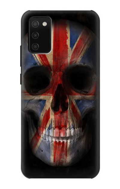 S3848 United Kingdom Flag Skull Case Cover Custodia per Samsung Galaxy A02s, Galaxy M02s  (NOT FIT with Galaxy A02s Verizon SM-A025V)