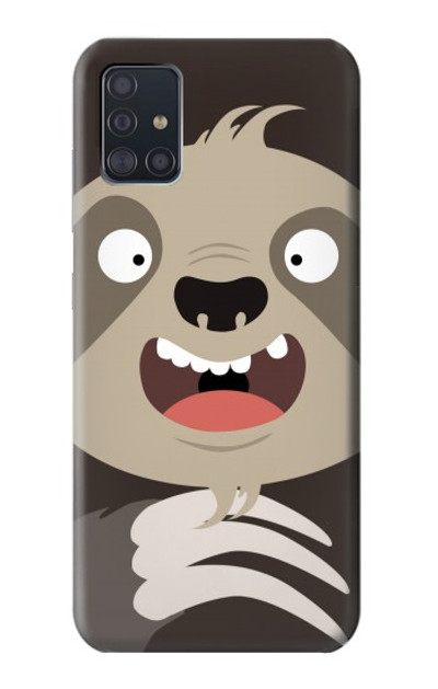 S3855 Sloth Face Cartoon Case Cover Custodia per Samsung Galaxy A51