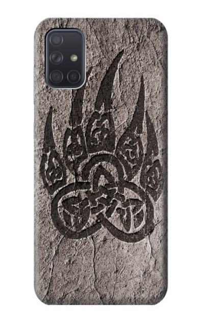 S3832 Viking Norse Bear Paw Berserkers Rock Case Cover Custodia per Samsung Galaxy A71