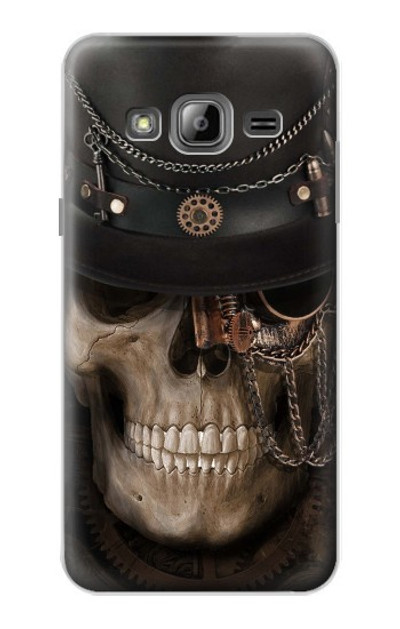 S3852 Steampunk Skull Case Cover Custodia per Samsung Galaxy J3 (2016)