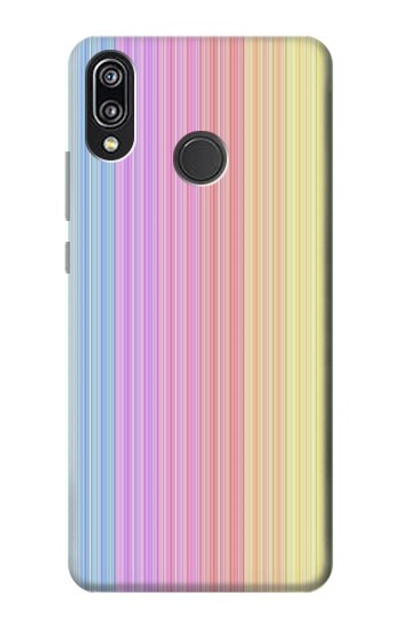 S3849 Colorful Vertical Colors Case Cover Custodia per Huawei P20 Lite