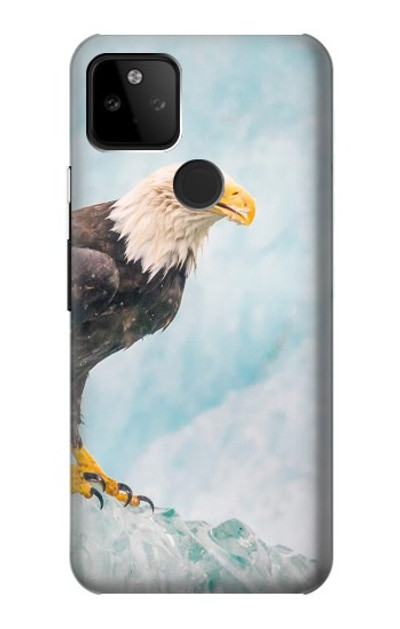 S3843 Bald Eagle On Ice Case Cover Custodia per Google Pixel 5A 5G