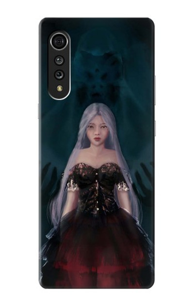 S3847 Lilith Devil Bride Gothic Girl Skull Grim Reaper Case Cover Custodia per LG Velvet