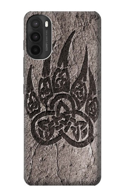 S3832 Viking Norse Bear Paw Berserkers Rock Case Cover Custodia per Motorola Moto G71 5G