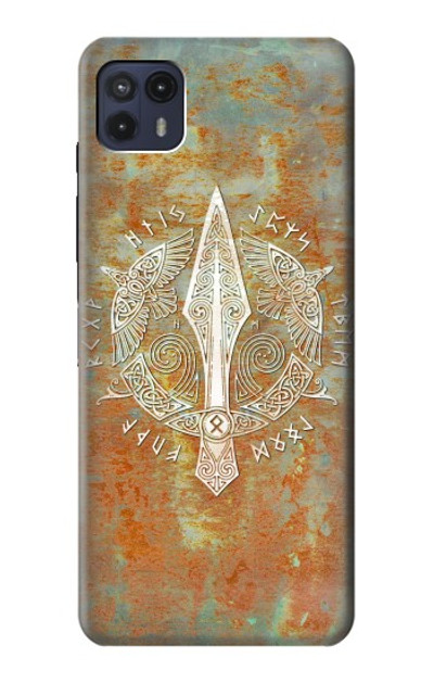 S3827 Gungnir Spear of Odin Norse Viking Symbol Case Cover Custodia per Motorola Moto G50 5G