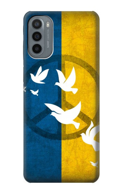 S3857 Peace Dove Ukraine Flag Case Cover Custodia per Motorola Moto G31