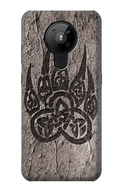 S3832 Viking Norse Bear Paw Berserkers Rock Case Cover Custodia per Nokia 5.3