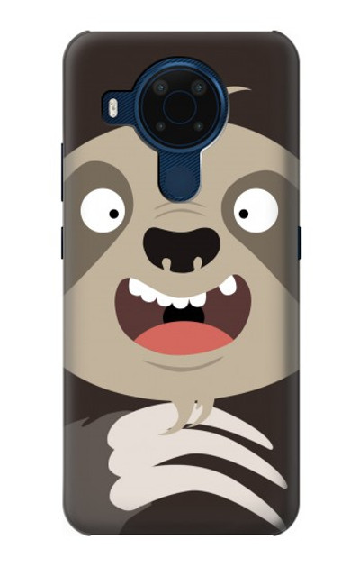 S3855 Sloth Face Cartoon Case Cover Custodia per Nokia 5.4