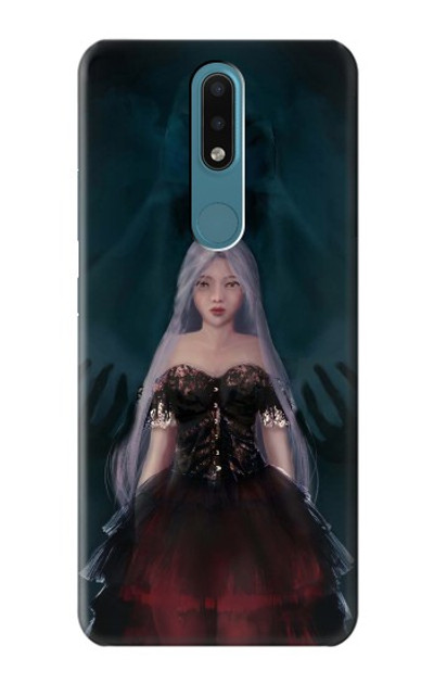 S3847 Lilith Devil Bride Gothic Girl Skull Grim Reaper Case Cover Custodia per Nokia 2.4