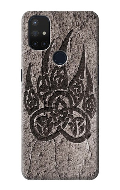 S3832 Viking Norse Bear Paw Berserkers Rock Case Cover Custodia per OnePlus Nord N10 5G