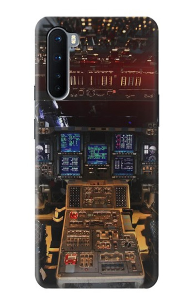 S3836 Airplane Cockpit Case Cover Custodia per OnePlus Nord