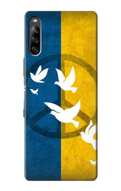 S3857 Peace Dove Ukraine Flag Case Cover Custodia per Sony Xperia L4