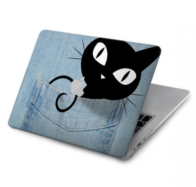 S2641 Pocket Black Cat Case Cover Custodia per MacBook Pro 16 M1,M2,M3,M4 (2021,2024) - A3403, A3186, A2991, A2780, A2485