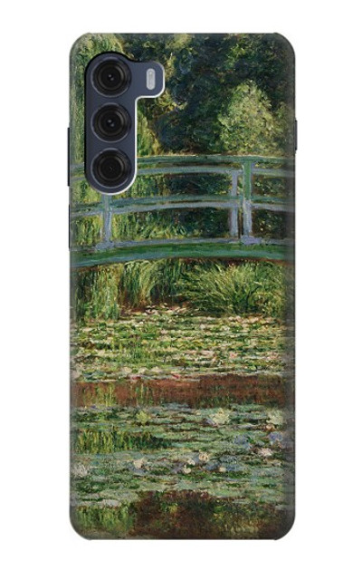S3674 Claude Monet Footbridge and Water Lily Pool Case Cover Custodia per Motorola Moto G200 5G