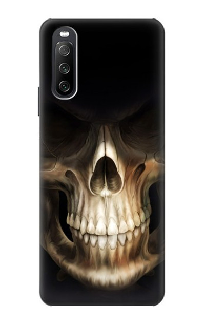 S1107 Skull Face Grim Reaper Case Cover Custodia per Sony Xperia 10 III Lite