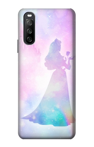 S2992 Princess Pastel Silhouette Case Cover Custodia per Sony Xperia 10 III Lite