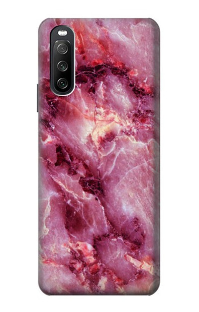 S3052 Pink Marble Graphic Printed Case Cover Custodia per Sony Xperia 10 III Lite