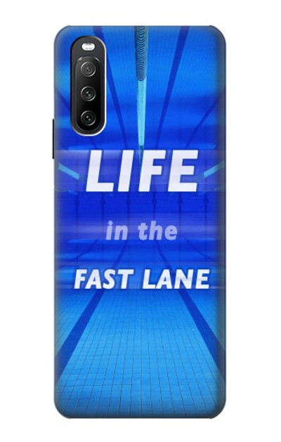 S3136 Life in the Fast Lane Swimming Pool Case Cover Custodia per Sony Xperia 10 III Lite