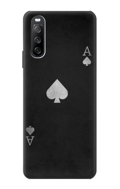 S3152 Black Ace of Spade Case Cover Custodia per Sony Xperia 10 III Lite