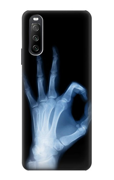 S3239 X-Ray Hand Sign OK Case Cover Custodia per Sony Xperia 10 III Lite