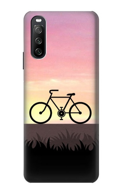S3252 Bicycle Sunset Case Cover Custodia per Sony Xperia 10 III Lite