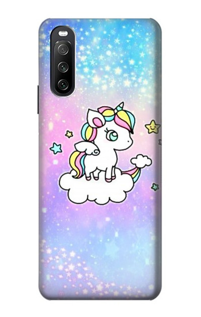 S3256 Cute Unicorn Cartoon Case Cover Custodia per Sony Xperia 10 III Lite