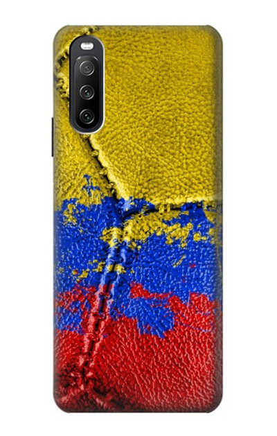 S3306 Colombia Flag Vintage Football Graphic Case Cover Custodia per Sony Xperia 10 III Lite