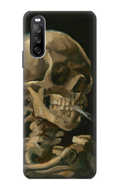 S3358 Vincent Van Gogh Skeleton Cigarette Case Cover Custodia per Sony Xperia 10 III Lite