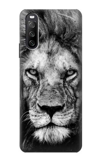 S3372 Lion Face Case Cover Custodia per Sony Xperia 10 III Lite